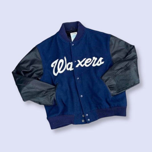 Vintage Waxers Letterman Varsity Jacket